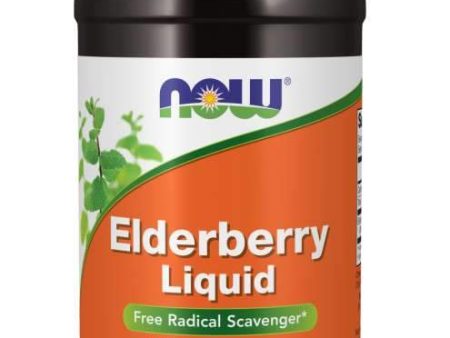 NOW Elderberry Liquid 500 mg (237 mL) Online Hot Sale