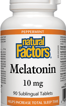 Natural Factors Melatonin 10 mg - Peppermint (Tablets) Sale