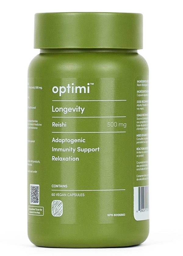 Optimi Longevity Reishi 500 mg (60 VCaps) Fashion