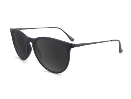 Knockaround Mary Janes Sunglasses - Black on Black   Smoke Sale