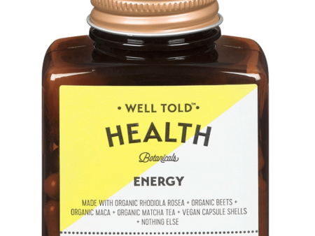 Well Told Health Energy 500 mg (62 VCaps) For Cheap