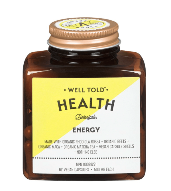 Well Told Health Energy 500 mg (62 VCaps) For Cheap