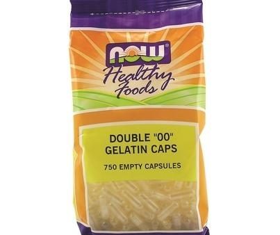 NOW  00  Empty Gelatin Caps (750 Capsules) Fashion