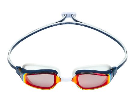 AquaSphere | Fastlane | Red Titanium Mirrored | Navy   Red on Sale