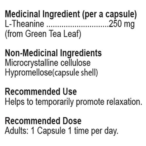 Nutridom L-Theanine 250 mg (60 VCaps) on Sale