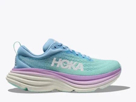 Hoka Women s Bondi 8 (Airy Blue   Sunlit Ocean) Online Sale