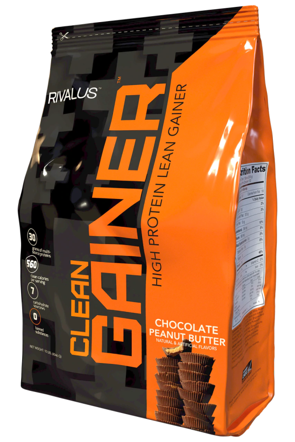 Rivalus Clean Gainer Protein Powder - Chocolate Peanut Butter Fashion