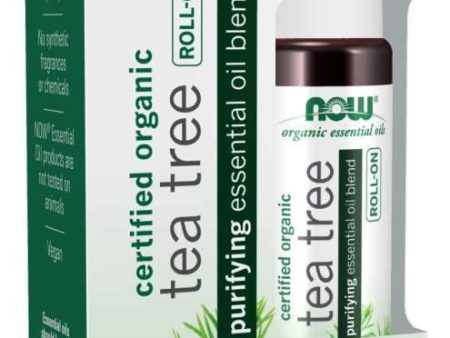 NOW Tea Tree Essential Oil Blend Organic Roll-On (10 mL) on Sale