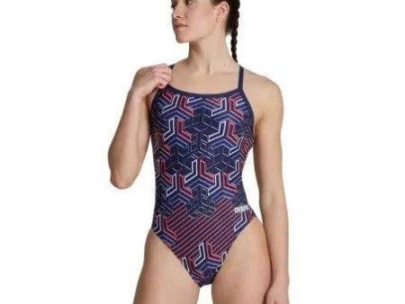 Arena | Kikko Pro | Swimsuit Challenge Back | Red White Blue For Cheap