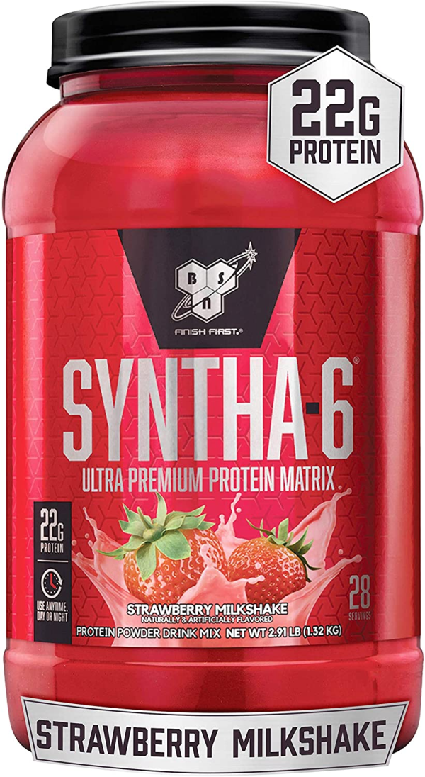 BSN SYNTHA-6 Protein Powder - Strawberry Milkshake Hot on Sale