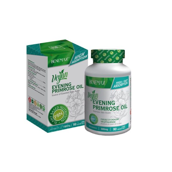 Benemax Evening Primrose Oil 1000 mg (60 Softgels) Discount