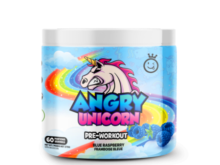 Yummy Sports Angry Unicorn Pre-workout - Blue Raspberry (270 g) Sale