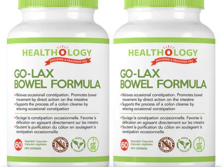 Healthology Go-Lax Bowel Formula (60 + 60 VCaps) Online Hot Sale