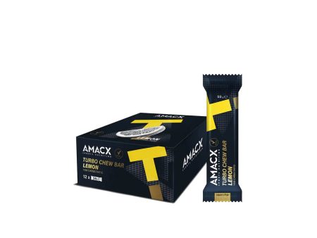 Amacx | Turbo Chew Bar | Lemon | 12 Pack Fashion