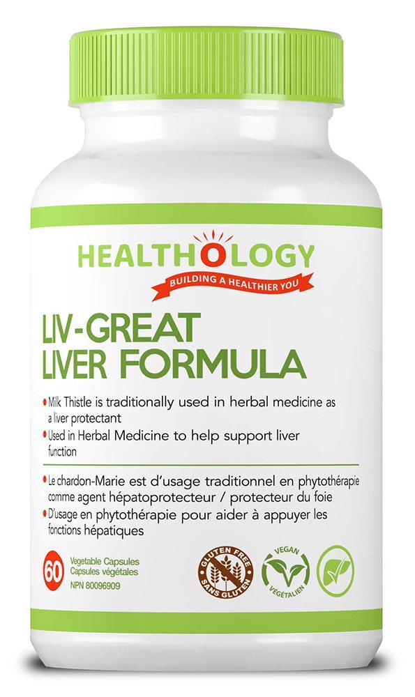 Healthology Liv-Great Liver Formula (60 VCaps) Hot on Sale