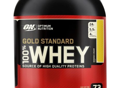 Optimum Nutrition Gold Standard 100% Whey - Banana Cream (5 lbs) on Sale