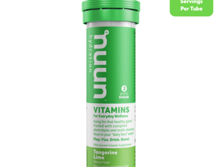 Nuun Hydration Vitamins 10 Tablets - Tangerine Lime (Tubes) Supply