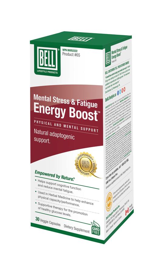 Bell #65 Mental Stress & Fatigue Energy Boost (30 VCaps) Online Hot Sale