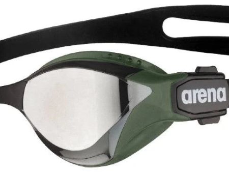 Arena | Cobra Tri Swipe Mirror Goggle | Silver   Green Discount