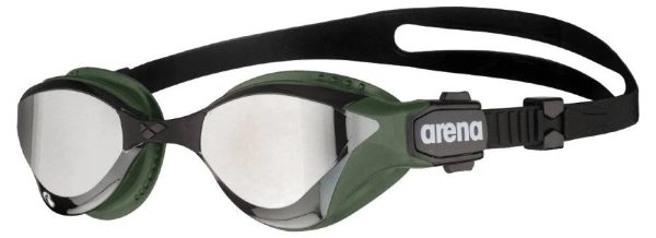 Arena | Cobra Tri Swipe Mirror Goggle | Silver   Green Discount