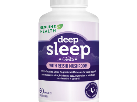 Genuine Health Deep Sleep with Organic Reishi Mushroom (60 Capsules) Hot on Sale