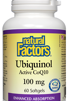 Natural Factors Ubiquinol Active CoQ10 100 mg (Softgels) Online Hot Sale