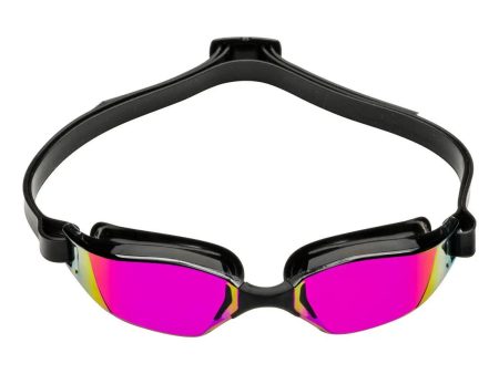 AquaSphere | Xceed  | Pink Titanium Mirrored Lens | Black For Cheap