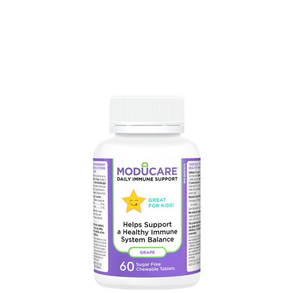 Kidstar Moducare Daily Immune Support - Grape (60 Chewable Tablets) For Discount