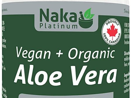 Naka Platinum Vegan + Organic Aloe Gel Soothing Moisturizer BONUS SIZE (340 mL) Supply