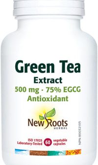 New Roots Green Tea Extract 500 mg (60 VCaps) on Sale