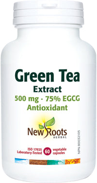 New Roots Green Tea Extract 500 mg (60 VCaps) on Sale