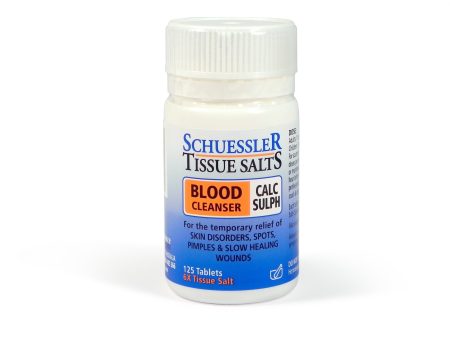 Schuessler Tissue Salts Calcium Sulphate Blood Cleanser (125 Tablets) For Discount