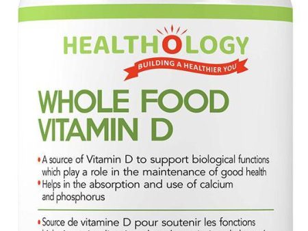 Healthology Whole Food Vitamin D 1000 IU (60 VCaps) Online Sale