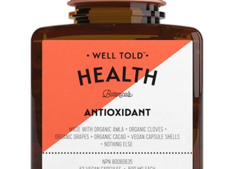 Well Told Health Antioxidant 500 mg (62 VCaps) Cheap