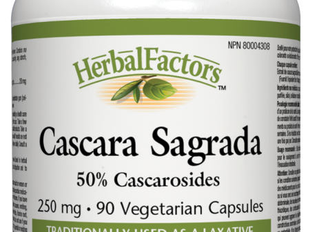 Natural Factors HerbalFactors√Ç¬Æ Cascara Sagrada 250mg 90 Capsules Discount