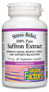 Natural Factors Stress-Relax Pure Saffron Extract 14 mg (60 VCaps) Discount