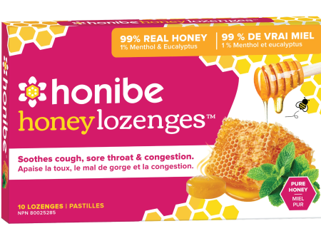 Honibe Honey Lozenges with Elderberry - Berry (10 Lozenges) Sale