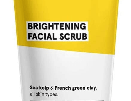 Acure Brightening Facial Scrub - Sea Kelp & French Green Clay (118 mL) Discount