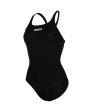 Arena | Team Swimsuit | Pro Solid | Black   White For Cheap