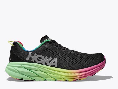 Hoka Men s Rincon 3 Wide (Black   Silver) Discount