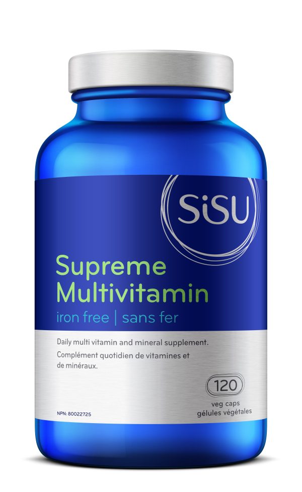 Sisu Supreme Multivitamin Iron Free (120 VCaps) on Sale