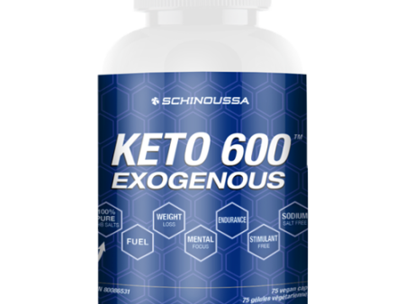 Schinoussa Keto 600 Exogenous 75 Vegan Caps For Cheap