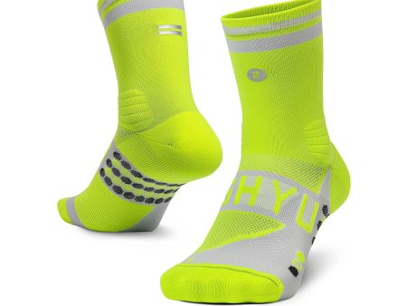 Shyu Racing Sock - Volt | White | White Online Sale