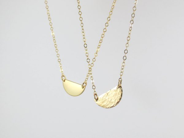 Luna Mini Half Moon Necklace Online Hot Sale