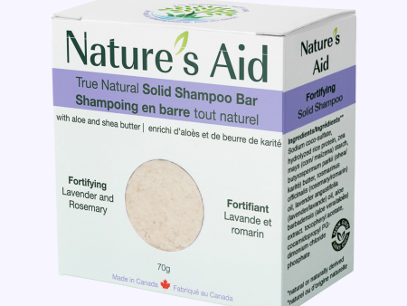 Nature s Aid True Natural Solid Shampoo Bar - Lavender & Rosemary (72 g) Online now