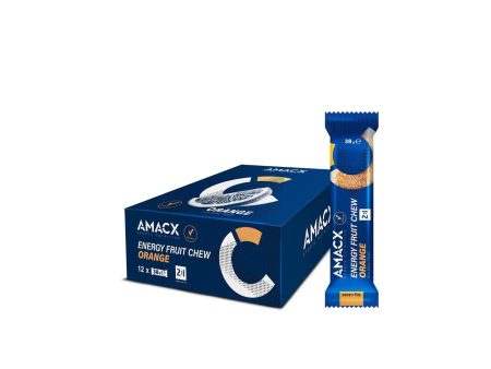 Amacx | Energy Fruit Chew | Orange | 12 Pack Discount