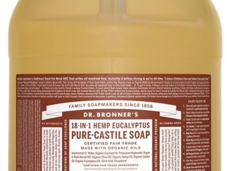 Dr. Bronner s 18-in-1 Pure-Castile Soap - Hemp Eucalyptus on Sale