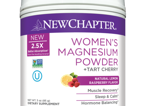 New Chapter Women s Magnesium Powder - Natural Lemon Raspberry (85 g) Supply