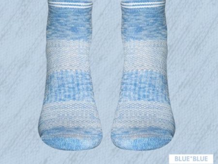 Motive Sock Sport Performance Melange Low Cut - Blue Blue Supply