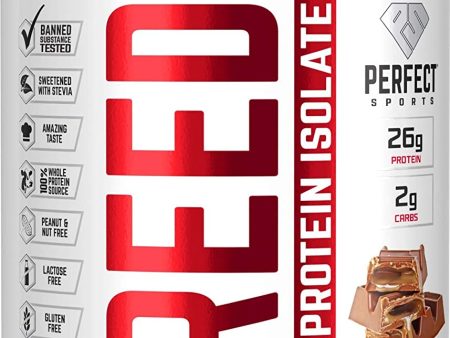 Perfect Sports Creed Whey Isolate Protein - Cocoa Caramel (1.6 lbs) Fashion